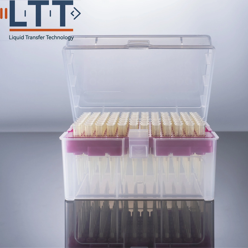 New Arrival 10UL Enzyme-Free Aseptic Extra Long Box Suction Head Sterile Filter Tips 1000UL Plastic Lab Transparent Sterile Filter Pipette Tips