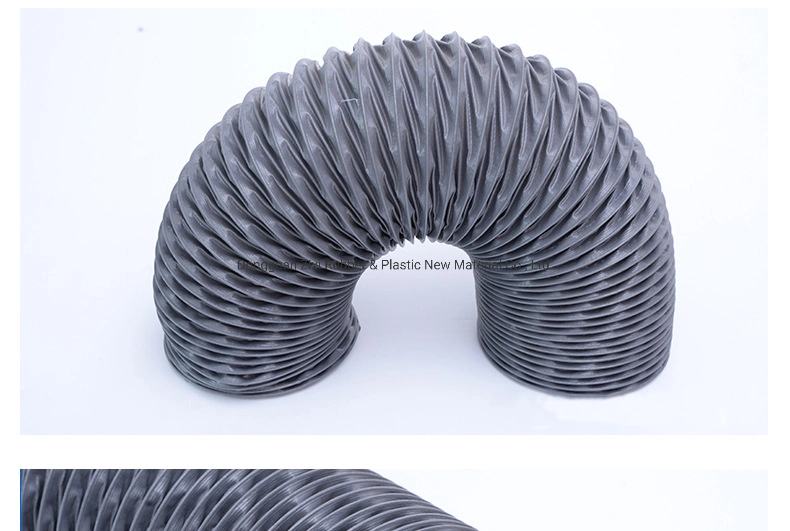 Plastic 2.5 Inch 3 Inch Fabric Flexible Heat Resistant Flexible Pipe