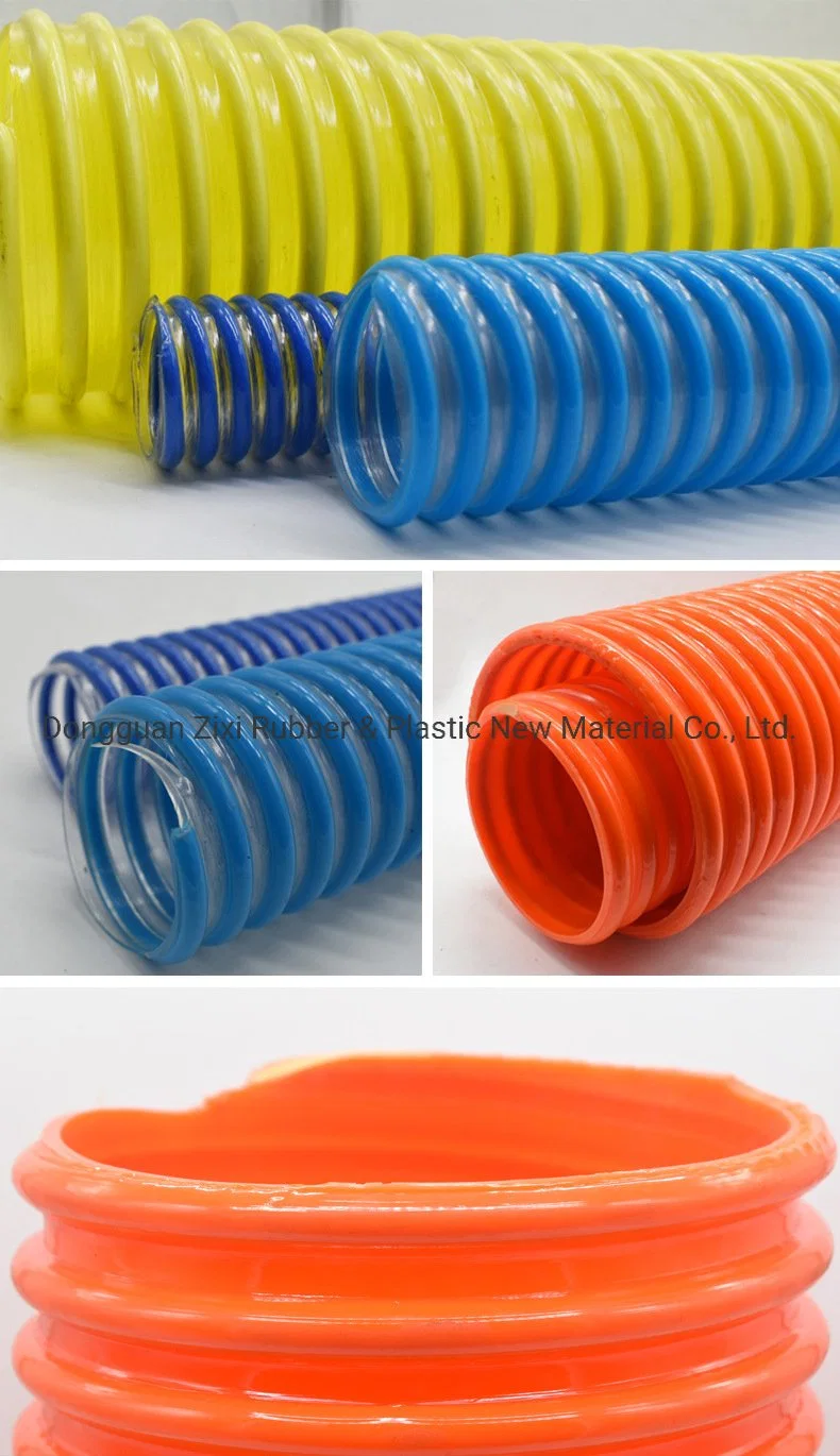 10inch Spiral Compressor Corrugated Mine Sand Suction Deliverying Plastic Pipe
