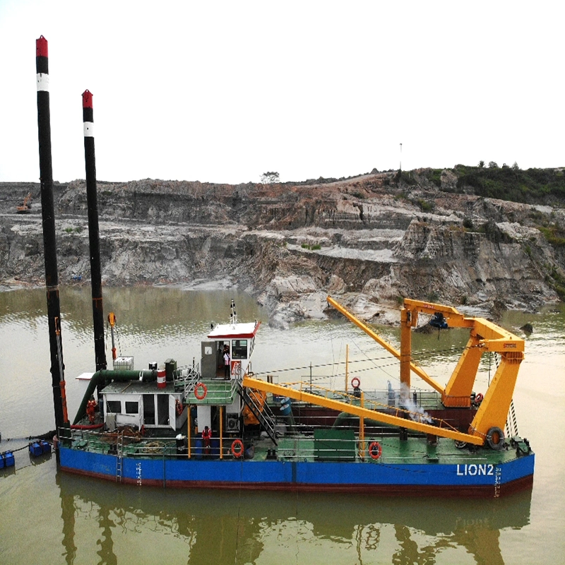 Water Flow3500/6000/8000m3 Hydraulic Diesel Engine 18/26/28 Inch Cutter Suction Sand Dredger for River Sand Dredger Vessel /Dredge Mud Equipment /Mining Machine