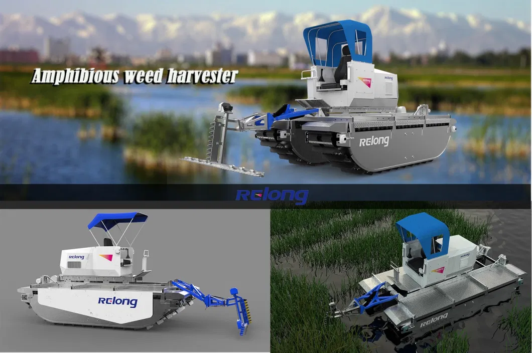 Hot Sale Amphibious Weed Harvester/Backhoe Dredger Equipment with Lower Price