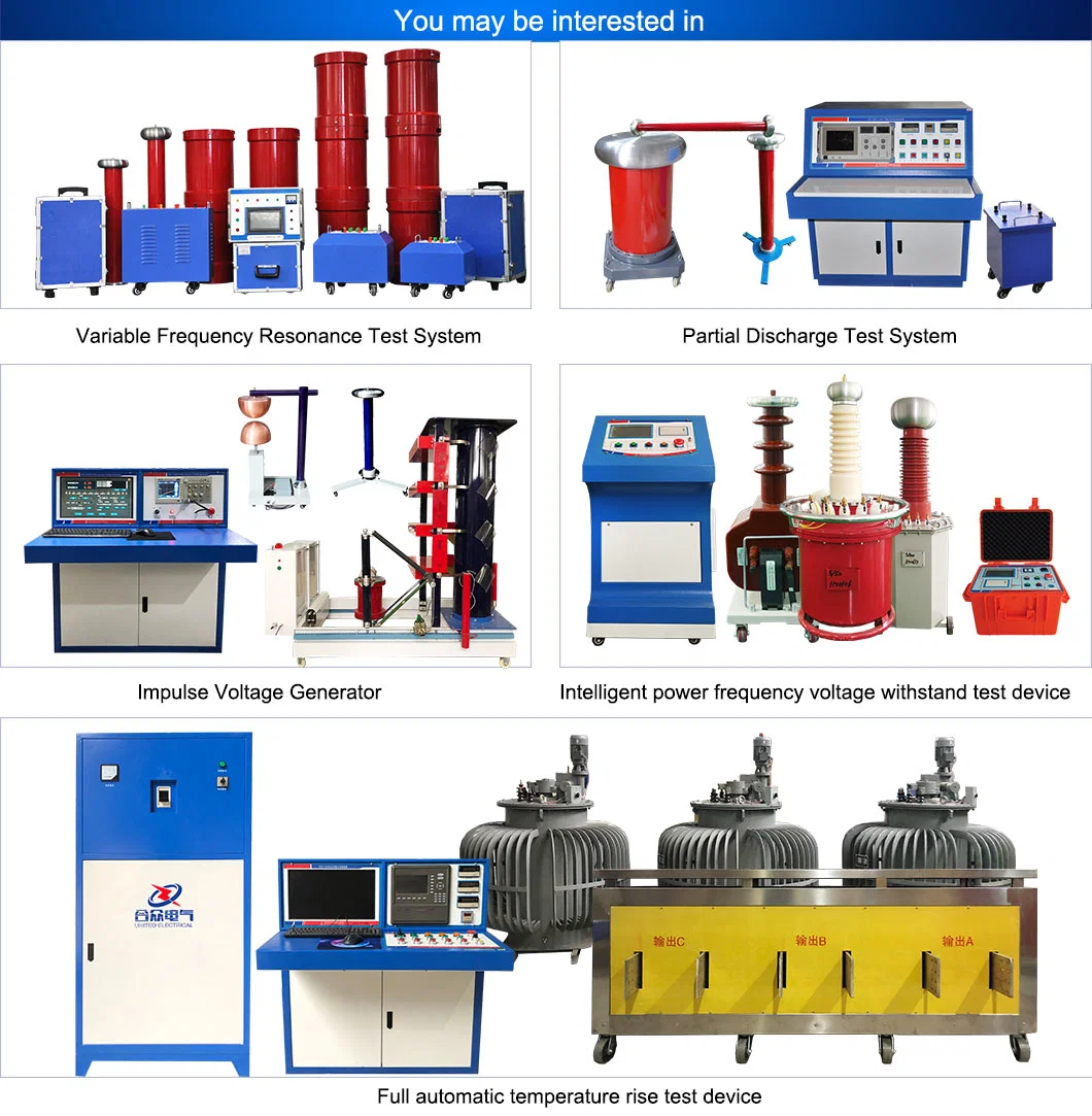 High Frequency Hipot Testing Transformer AC DC Dry Type Test Transformer