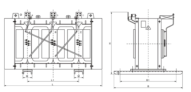 High Efficiency Step up/Down Dry Type Transformer Electrical Power Distribution Transformer