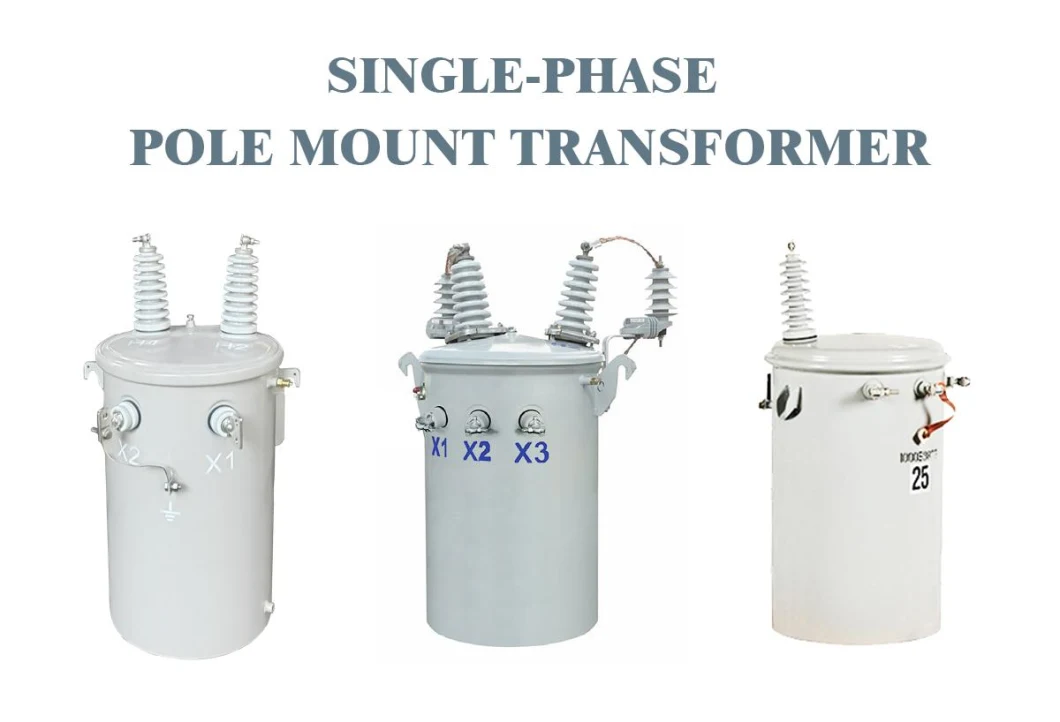 Factory Supply 100kVA Single-Phase Oil Immersed Liquid Transformer Pole Mounted