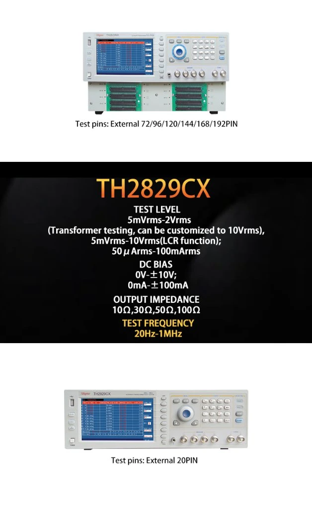Tonghui Th2840ax with 20Hz-500kHz Automatic Transformer Test System