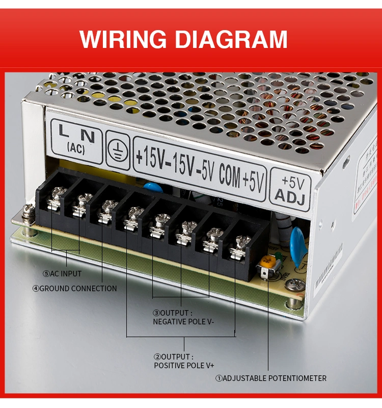 Switching Power Supply Q-120b Industrial AC to DC SMPS Power Supplies Transformer