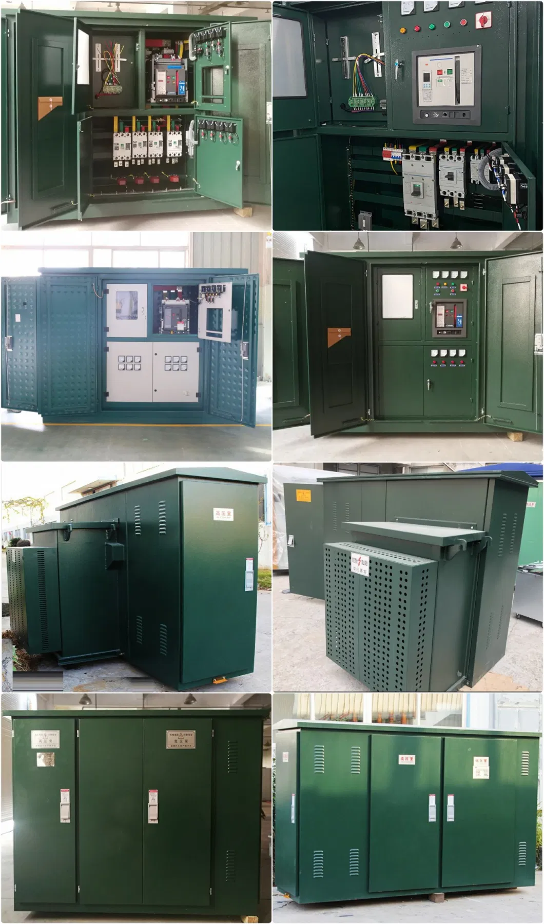 Yb6-11/15/33/0.4kv 50-2000kVA American Type Prefabricated Box Substation Compact Substation