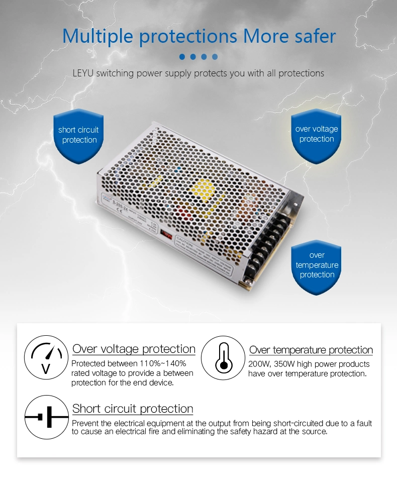 S-201-48 200W 48V AC DC Transformer