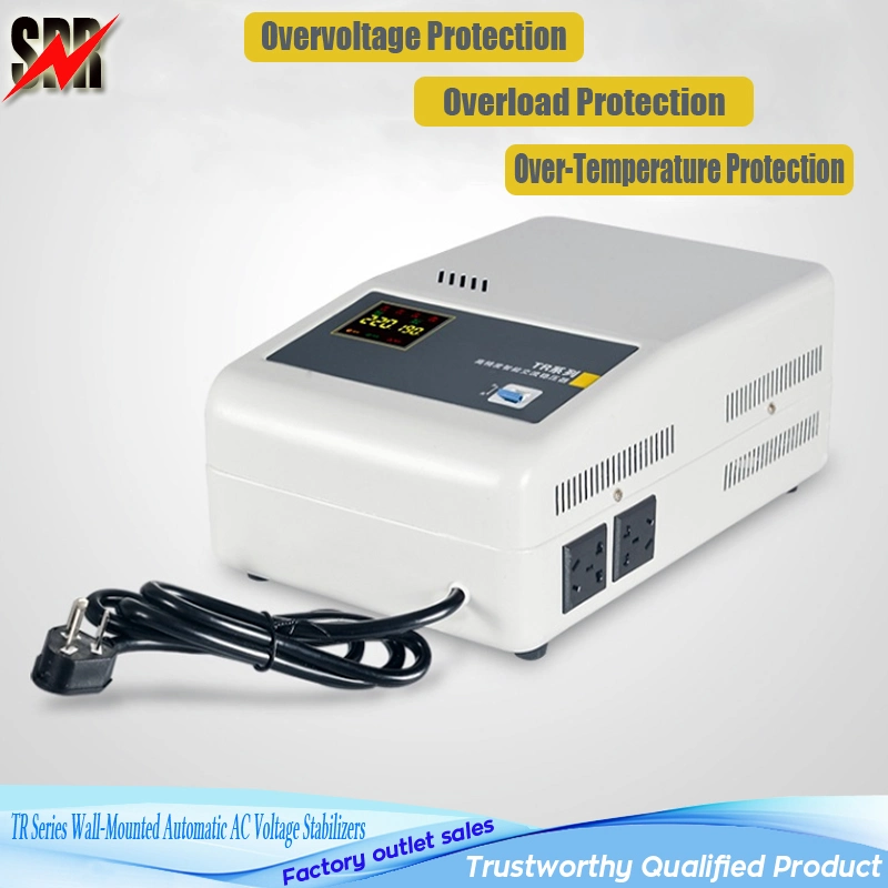 Tr Series 3kVA, 5kv, 10kVA, 15kVA Wall-Mounted Automatic AC Voltage Stabilizers Used for Air-Conditioner