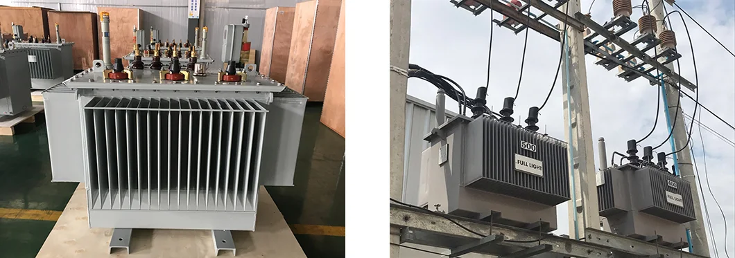 Pole Mounted Three Phase Oil Immersed Transformer Step up Power Distribution Transformer