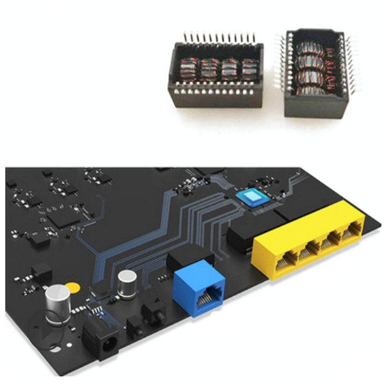 PCB Power EPC17 220 12 24V 12V 110V 220V Volt Welding Flyback Power Ferrite Core Vertical Electrical High Frequency Transformer