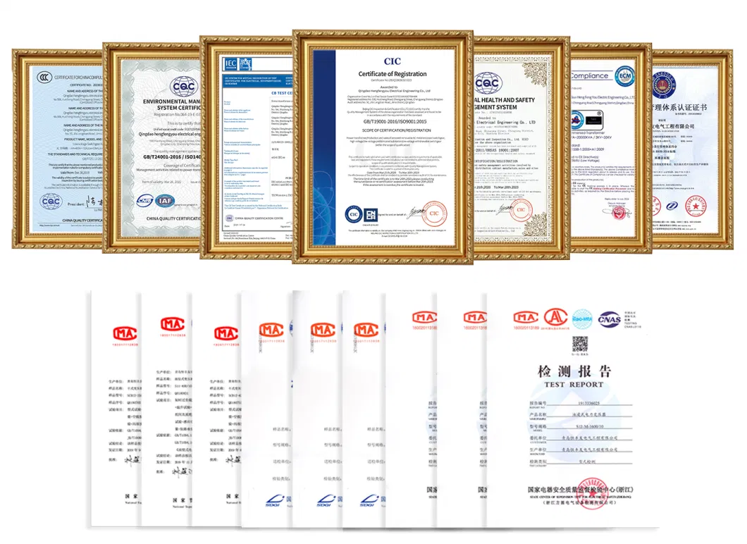 China 10kv Oil-Immersed Power Transformer with Windings Thermometer