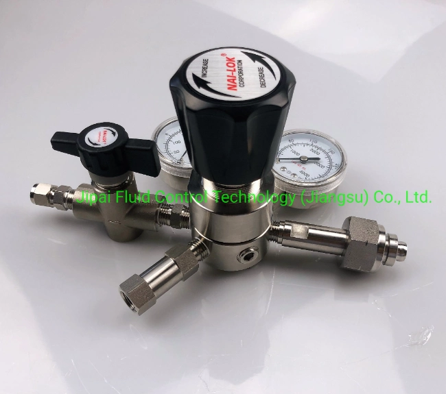 Single Dual Stage Pressure Regulator with Cga580 for Nitrogen Gas Cylinder
