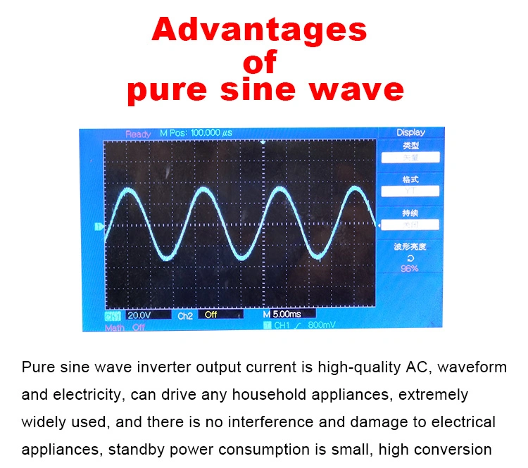 DC AC Inverter Offgrid Pure Sine Wave Power Inverter 3000W 6000W Peak Power Inverters &amp; Converters