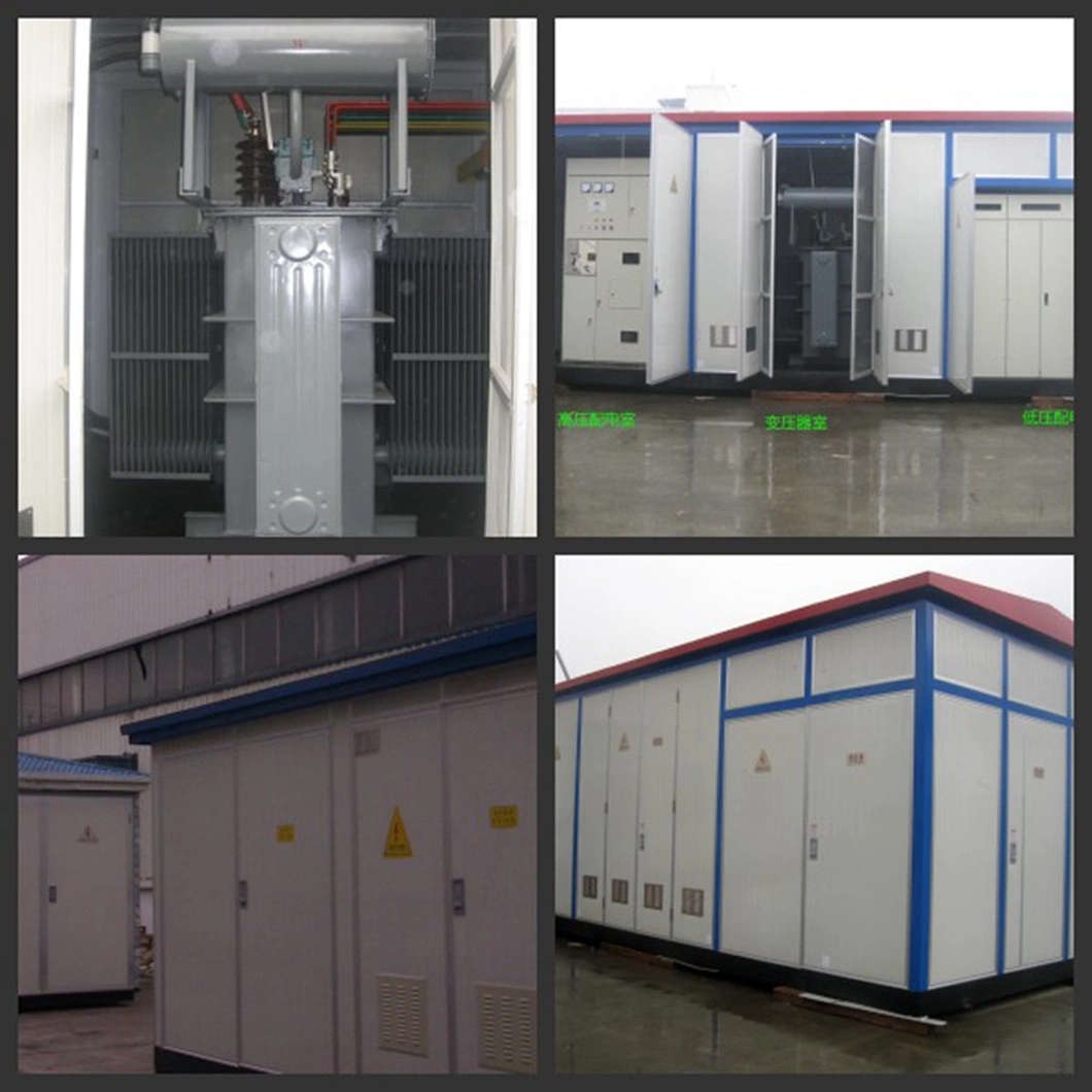 Prefabricated 500kVA 630kVA 800kVA 1000kVA 1250kVA 1500kVA 1600kVA Package Mobile Transformer Substation