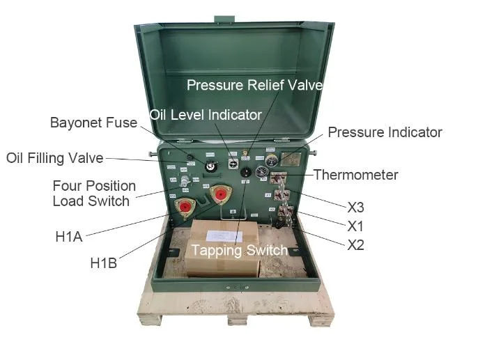 High Efficiency Pad Mounted Distribution Transformers Single Phase Pad Mounted Transformer