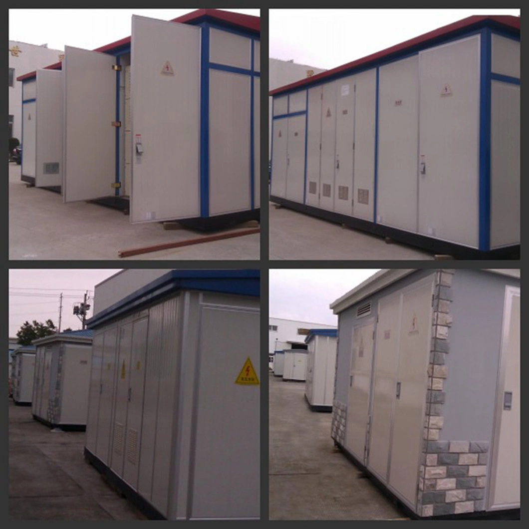 Prefabricated 500kVA 630kVA 800kVA 1000kVA 1250kVA 1500kVA 1600kVA Package Mobile Transformer Substation