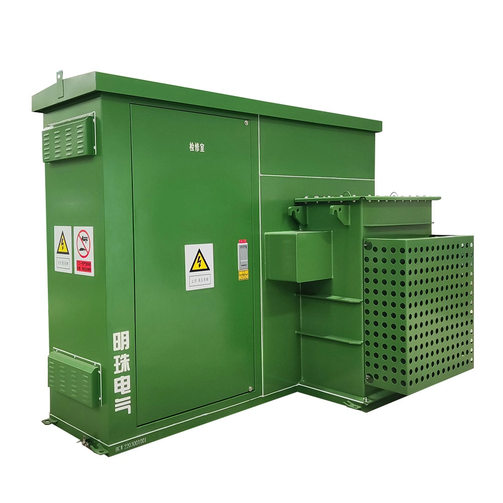 500kVA 10 kV Pad-mounted Substation Transformer in Green Color
