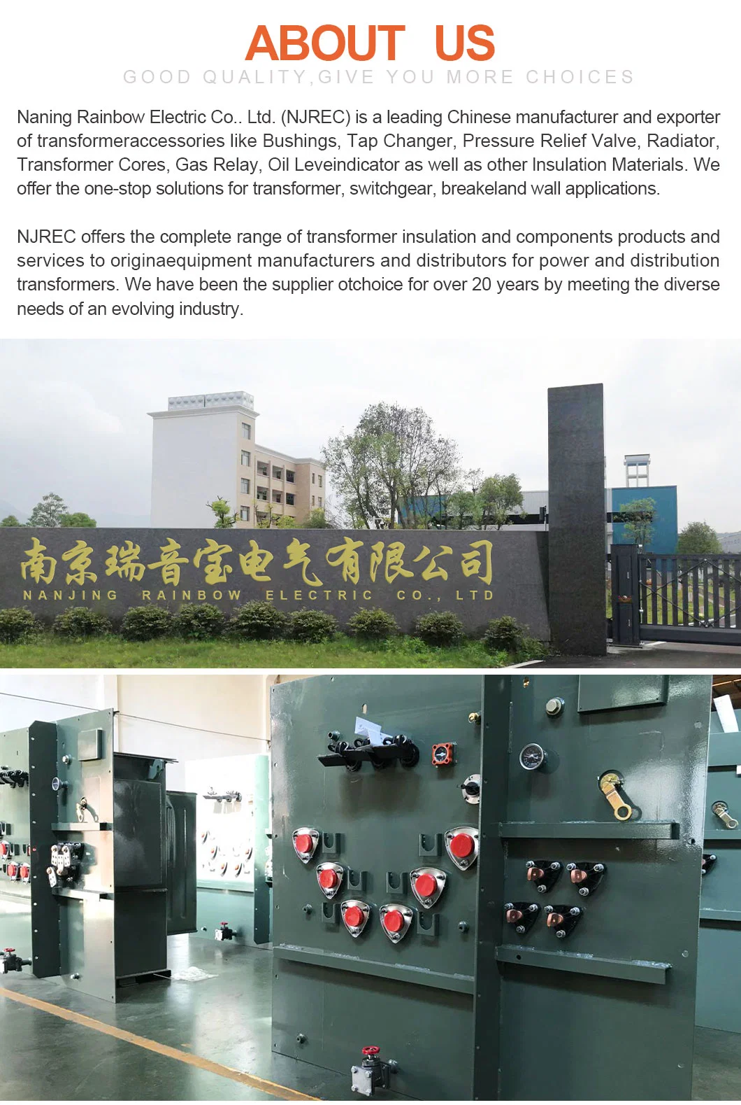 Two-position Sidewall Oil-immersed Load Switch components of Pad Mounted Transformer