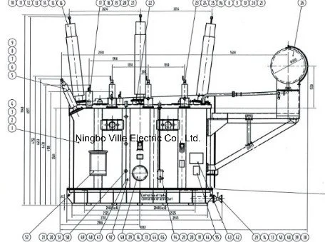 SFP10-50000/110 50mva 110kv Dual-Winding No-Load Tapping Power Transformer