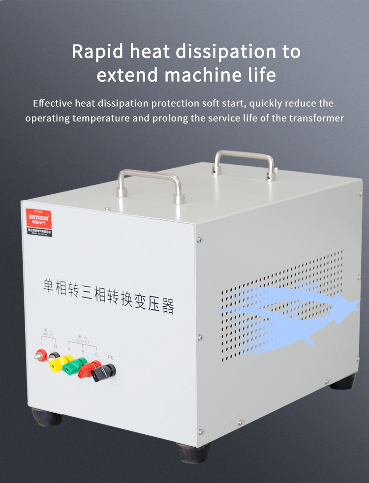 Dzs3 Step up Transformer 220V Single Phase to 380V Three Phase Electrical Power Transformers