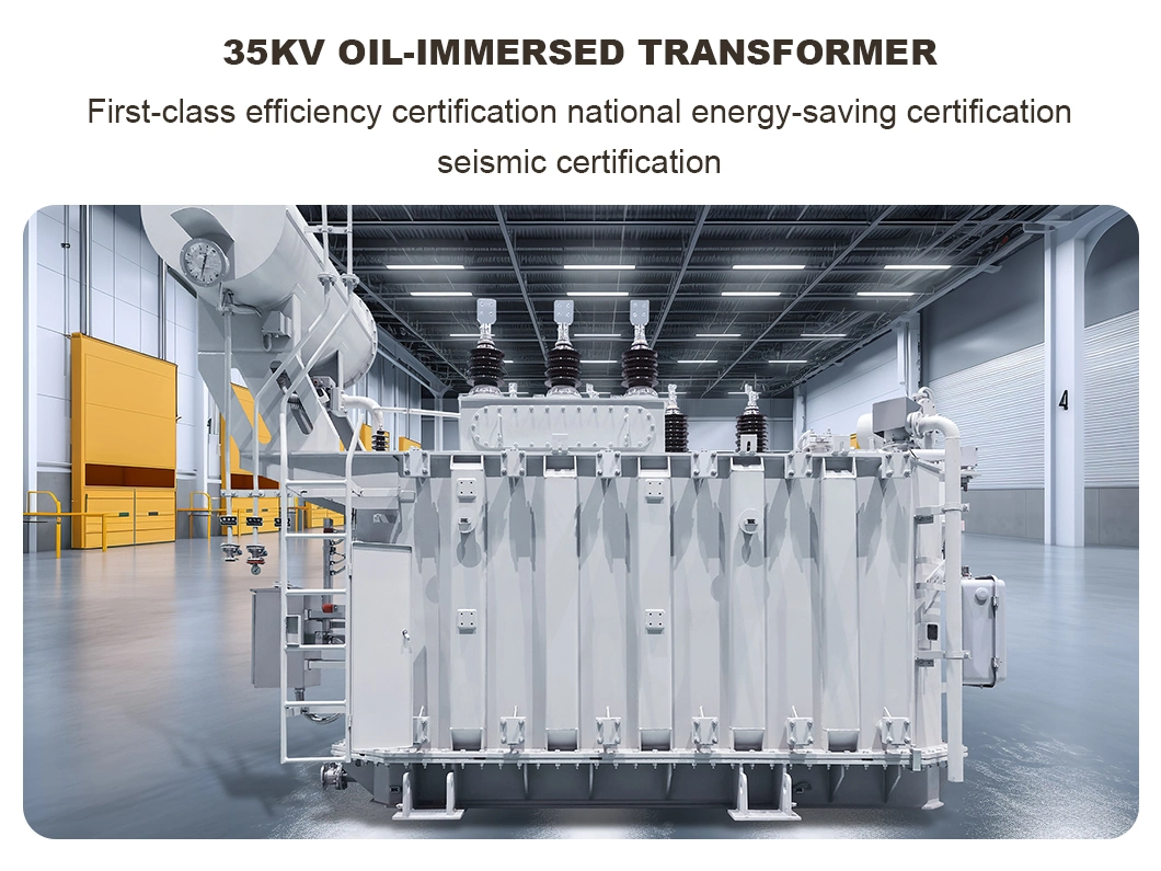 High Voltage 8000 kVA/35kv Three Phase Outdoor Type Power Distribution Electrical Transformer Oil Immersed Transformer