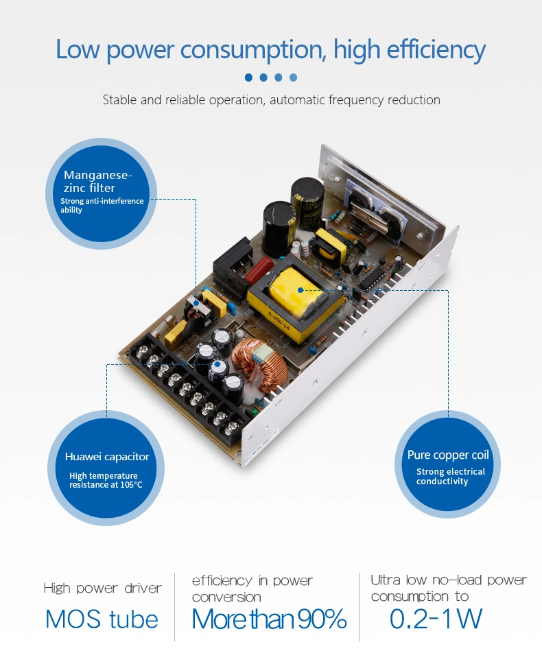 S-201-48 200W 48V AC DC Transformer