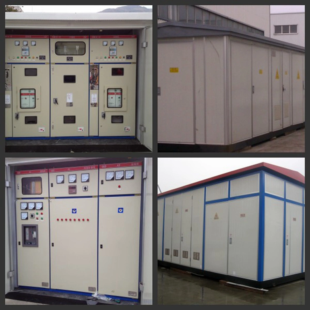 Prefabricated 500kVA 630kVA 800kVA 1000kVA 1250kVA 1500kVA 1600kVA Package Mobile Transformer Substation