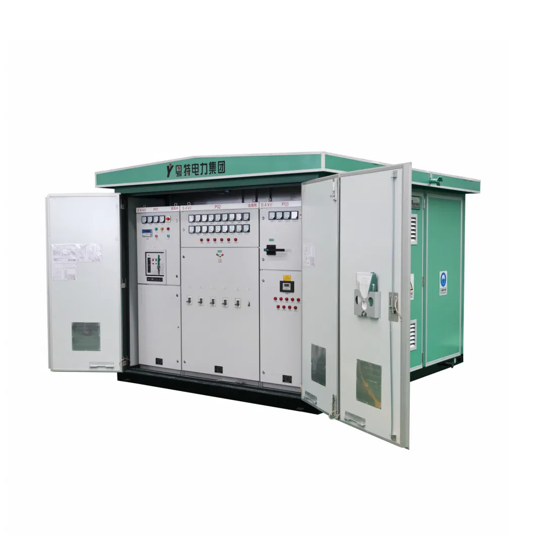 IEC Standard Eeu 1250kVA 33kv to 0.4kv Compact Transformer Substation