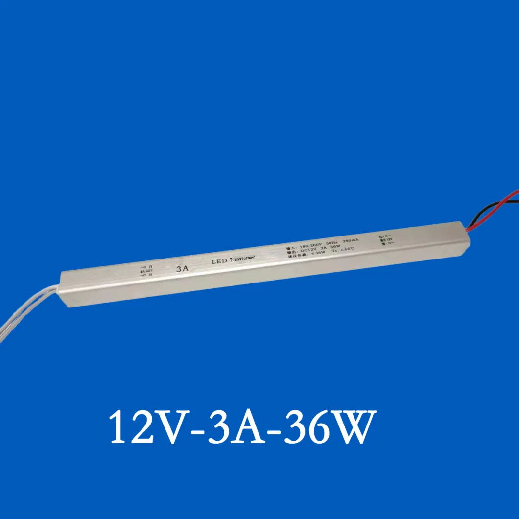 24W Ultra Thin AC to DC Constant Voltage LED Transformer for Indoor Fabric Tension Frameless LED Light Box