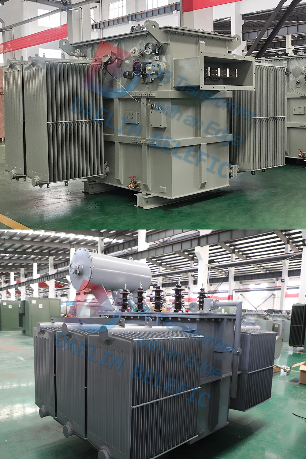 ANSI Gray 1000kVA 2000kVA 2500kVA Substation Transformer 13.2kv 13.8kv 44kv