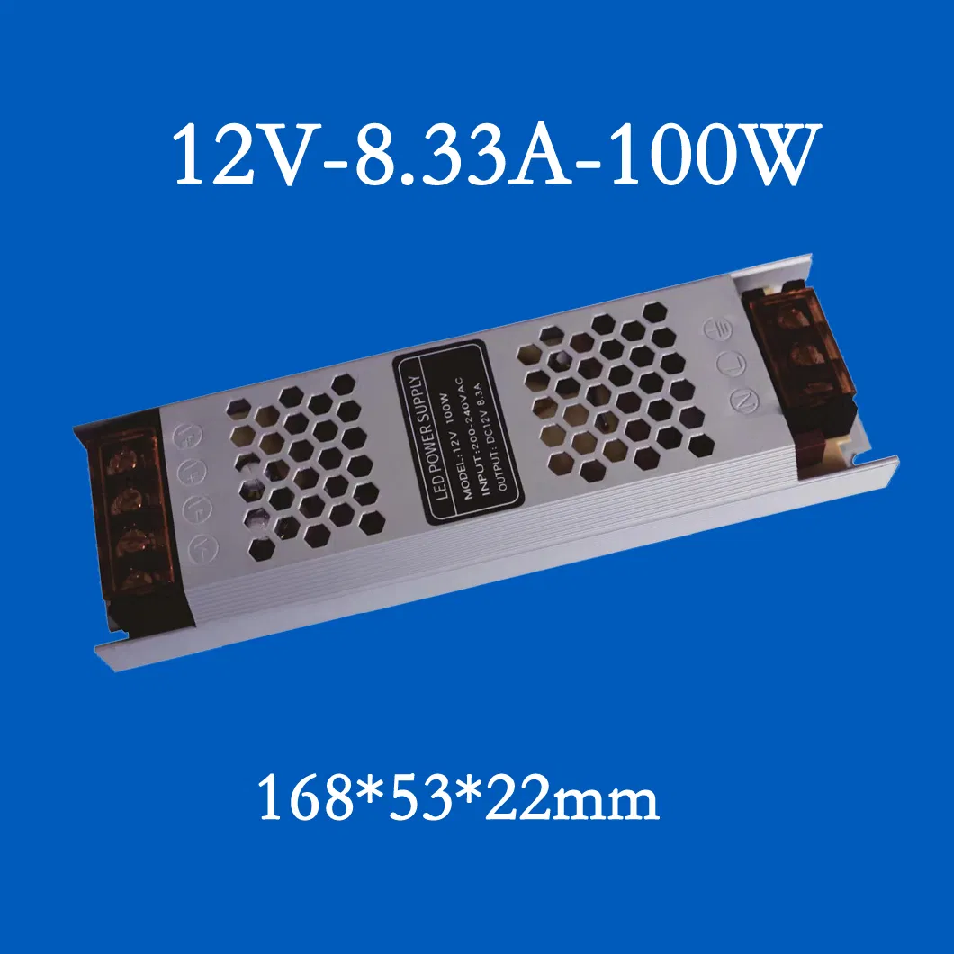 24W Ultra Thin AC to DC Constant Voltage LED Transformer for Indoor Fabric Tension Frameless LED Light Box