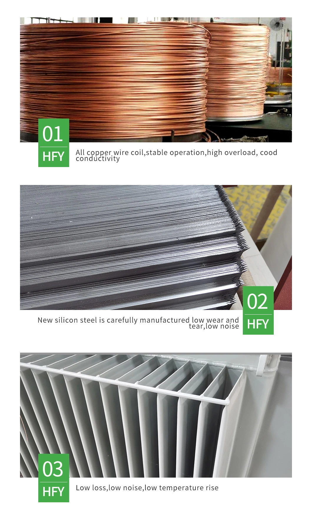 China 10kv Oil-Immersed Power Transformer with Windings Thermometer