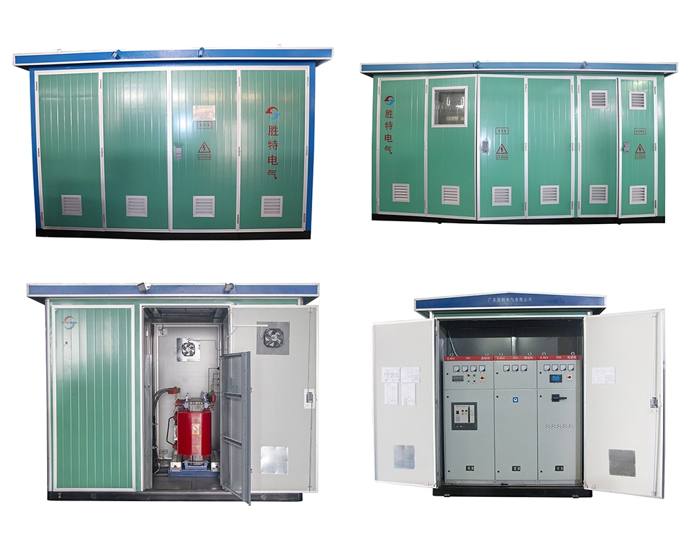YBP 200 KVA 10 KV 400 V Electrical Box Type Prefabricated Mobile Transformer Substations