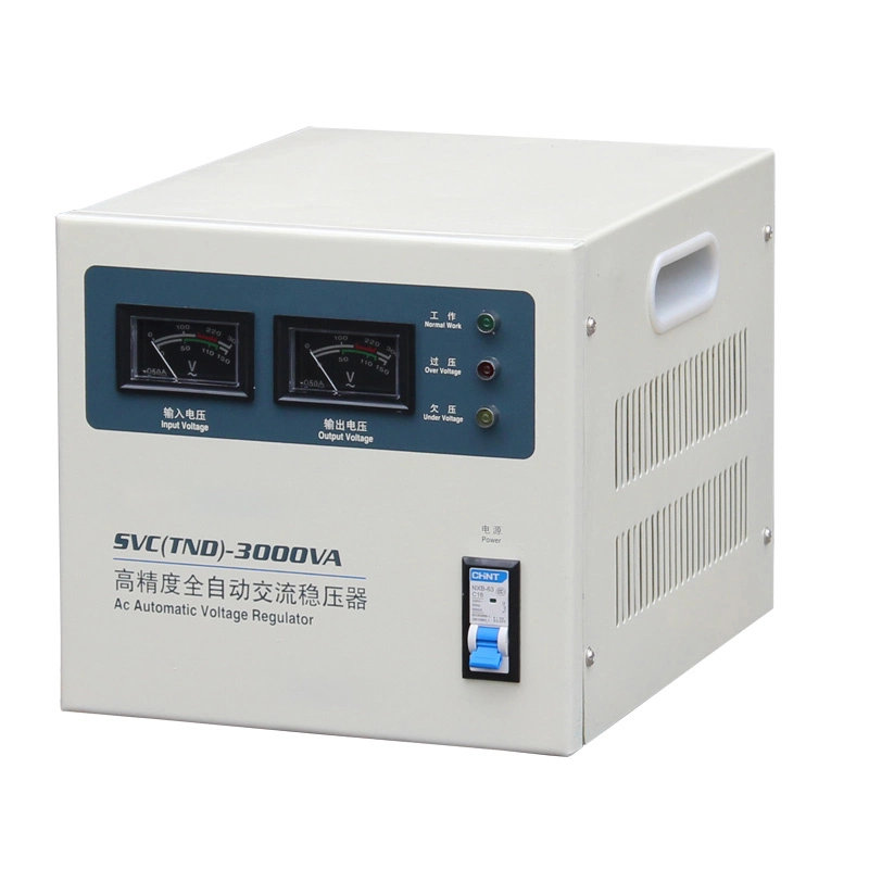 SVC-3000VA Servo Motor Type AC Voltage Regulator AVR Stabilizer
