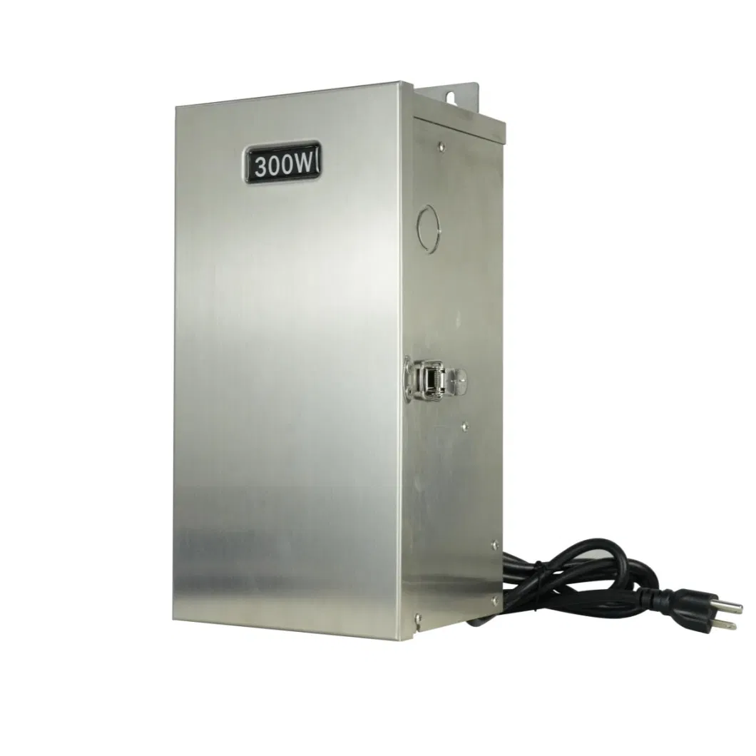 12V Output Low Voltage Stainless Steel Outdoor 120V AC Transformer