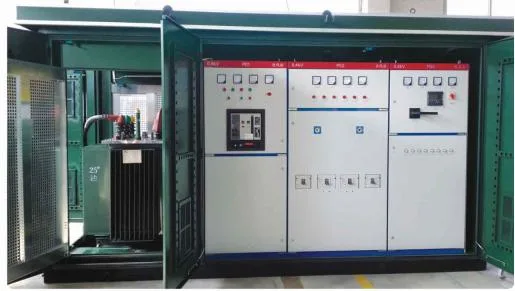 IEC Standard Eeu 1250kVA 33kv to 0.4kv Compact Transformer Substation