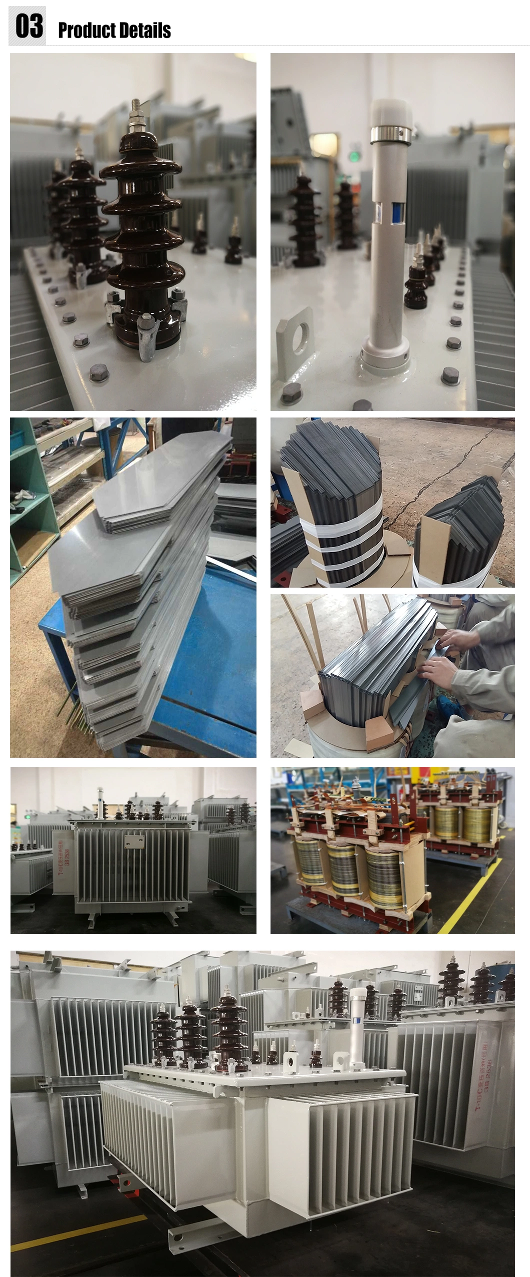 Low Loss Low Noise High Voltage Electrical Oil Immersed Power Distribution Transformer Manufacturer