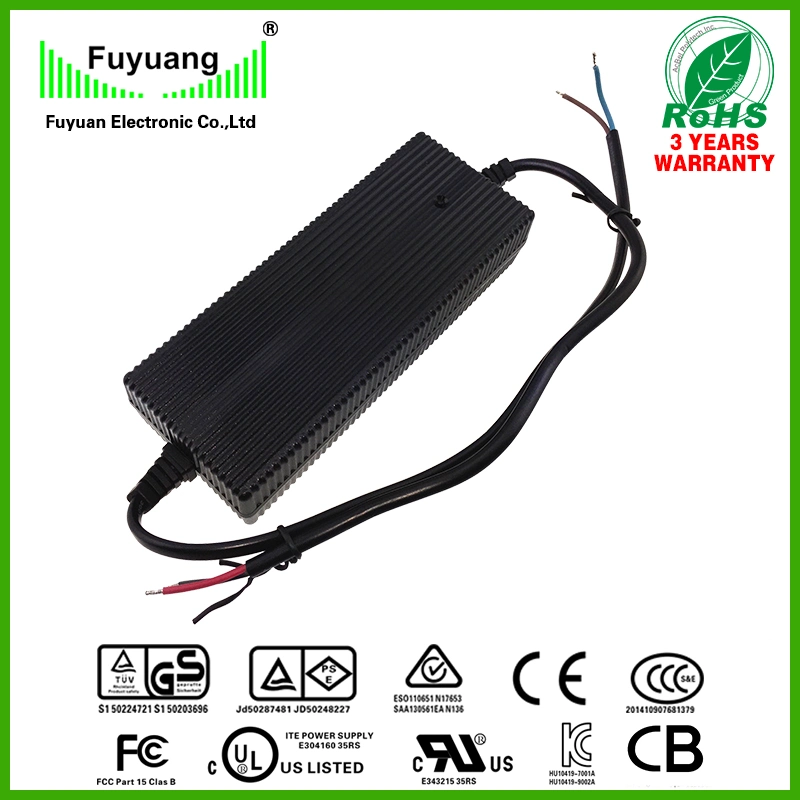 Fuyuang LED Power Supply 5V DC 300W 60A Constant Voltage Switch Driver 220V AC-DC Transformer Rainproof IP63 for LED Display