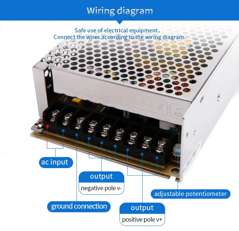 S-201-48 200W 48V AC DC Transformer