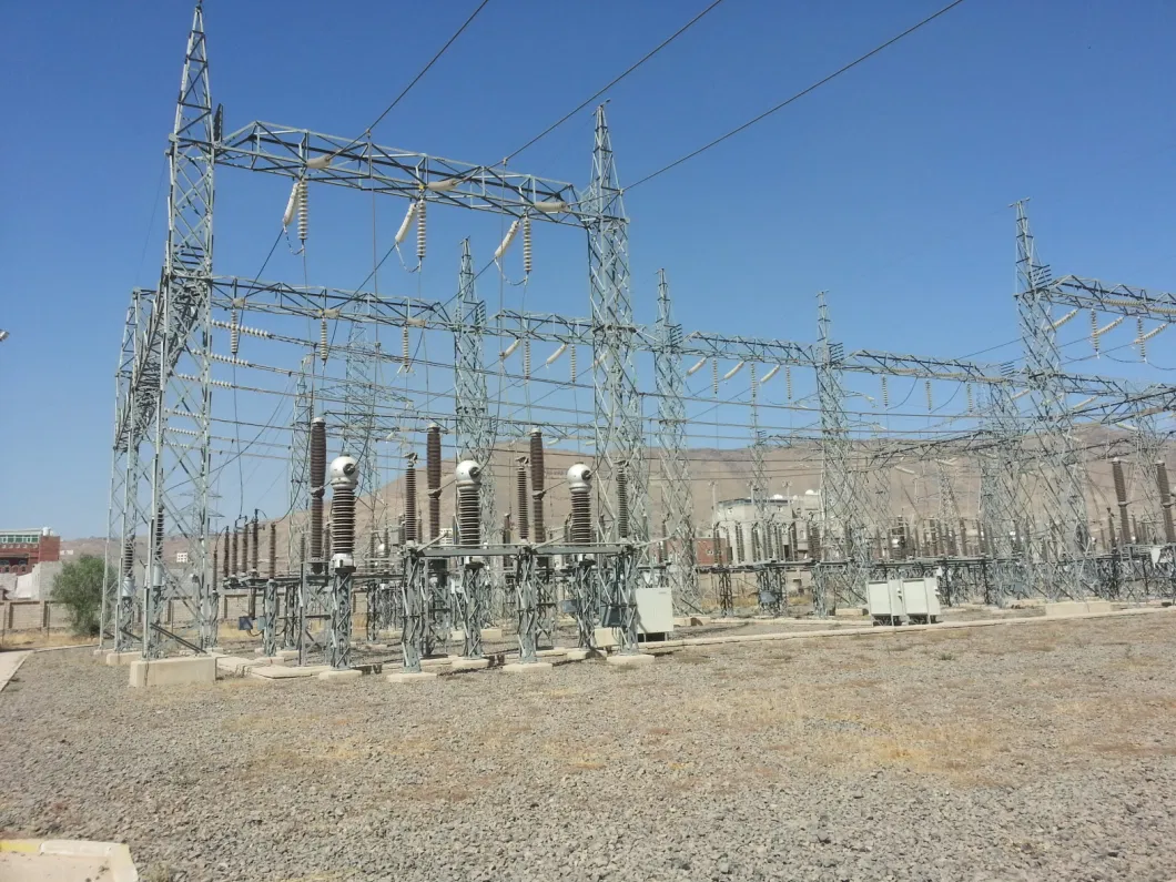 Electricity Substation Tubular Steel Structure Power Transformer Substation Structure