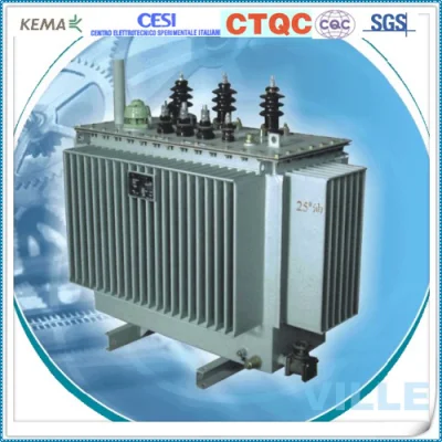 200kVA 20kV wond Core Typ hermetisch versiegelter Öl eingetauchte Transformator / Distribution Transformator