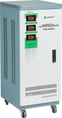 Mingch 3-phasige AVR AC 380V 9kVA Servo-Spannung Stabilisatoren
