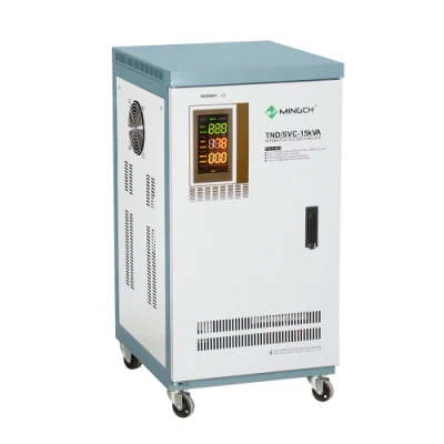  Mingch AC 220V einphasige Servo Typ 15kVA Automatische Spannung Stabilisator