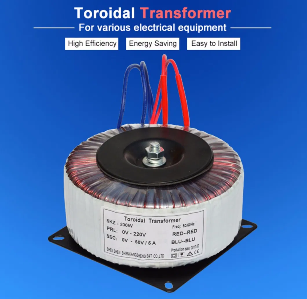 120V 12V 500W Electrical Toroidal Transformer