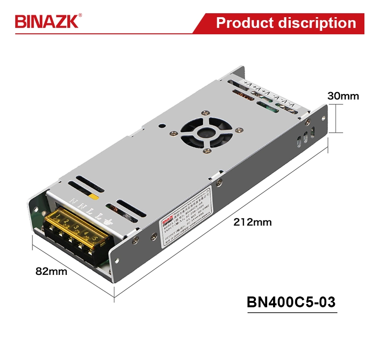 Bina 5V 150W 200W 300W 400W 33A 40A 60A 80A LED Power Supply Transformer Constant Voltage