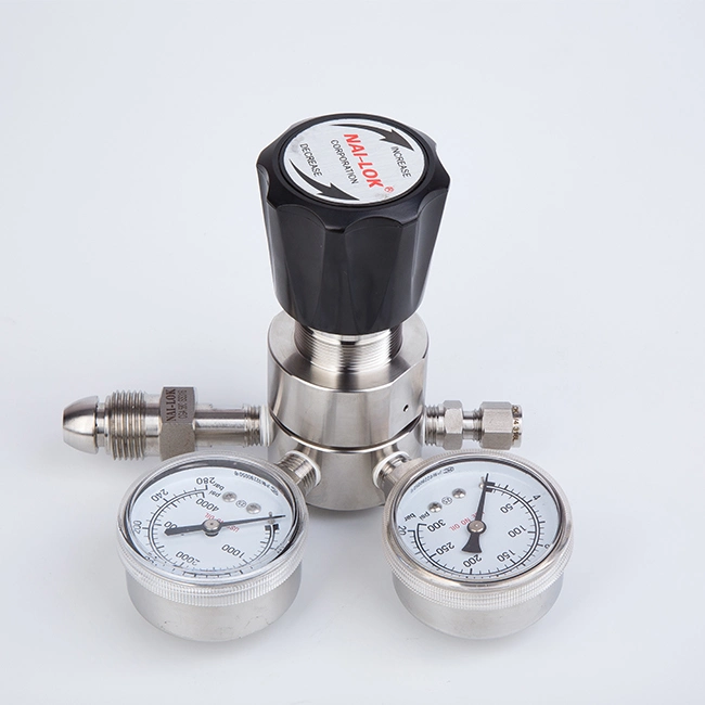 Single Dual Stage Pressure Regulator with Cga580 for Nitrogen Gas Cylinder