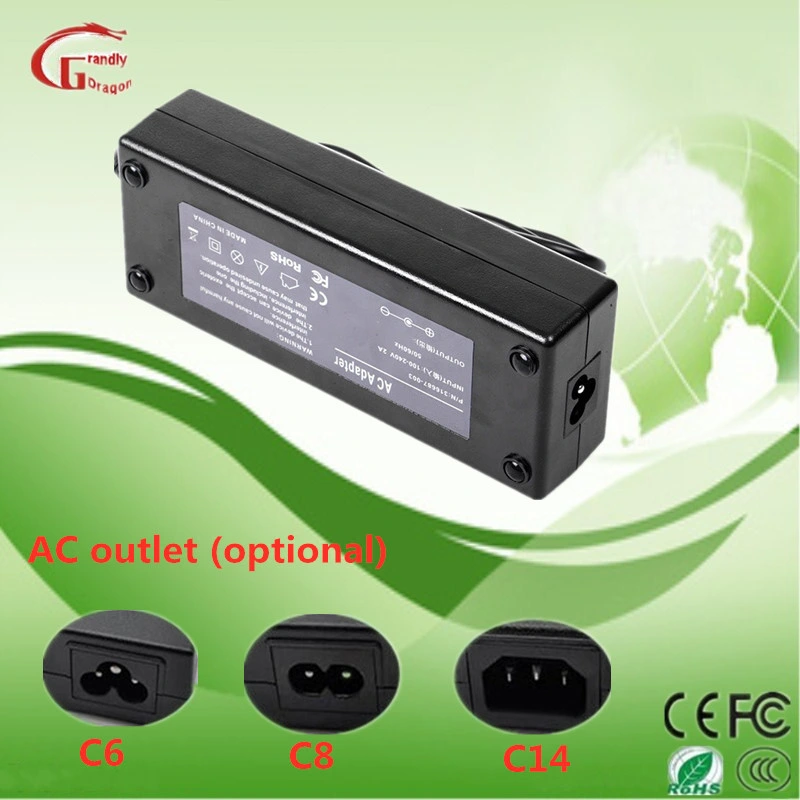 OEM/ODM Desktop Style 12V 10A 120W Power Supply Adapter AC 110V ~ 240V to DC Transformer for Water Pump CCTV Camera LED Strip Computer Router Project