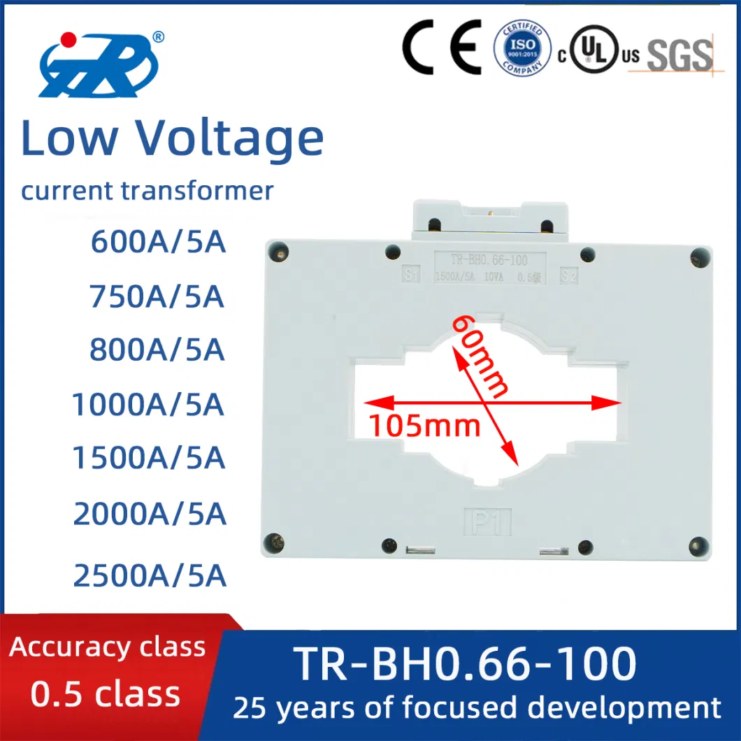 Tr-Bh0.66-20 Factory Supply High Quality Guide Rail Low Voltage 0.66kv Current Transformer