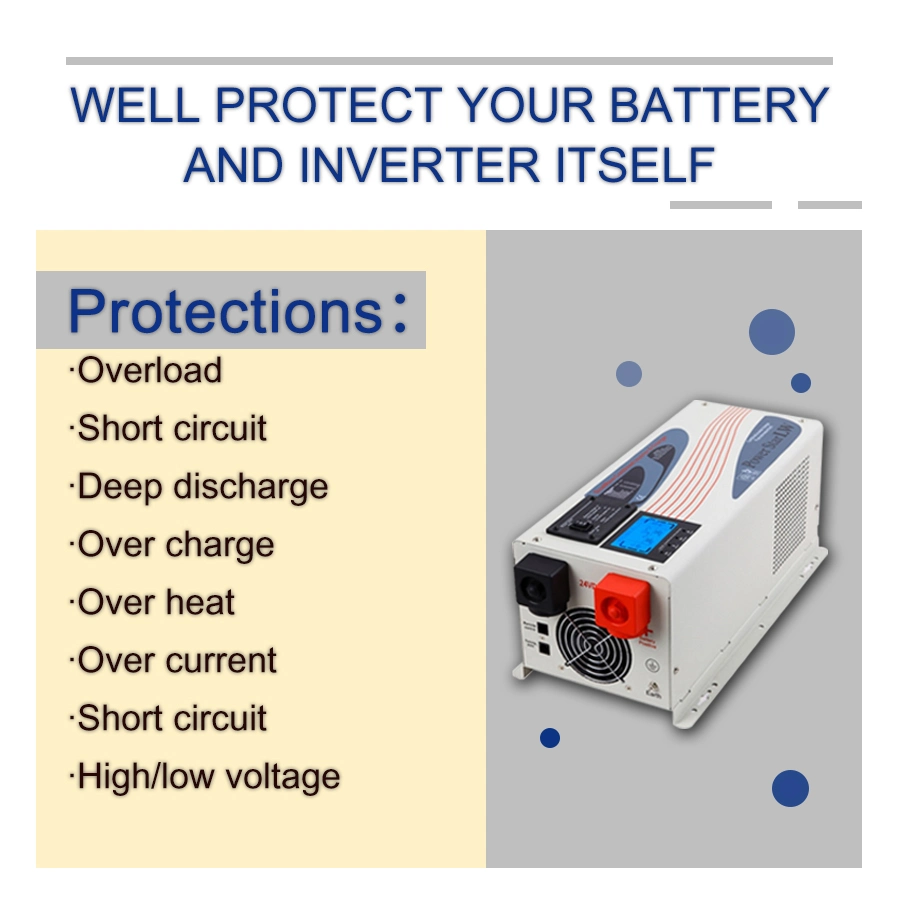 Low Frequency Pure Sine Wave Invert 48V 12V 24V 120V 220V 2000W 3000W 4000W Inverters &amp; Converters